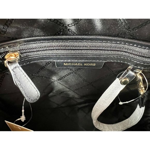 Michael Kors Rhea Zip Medium Leather MK Signature Backpack School Bag main image 6
